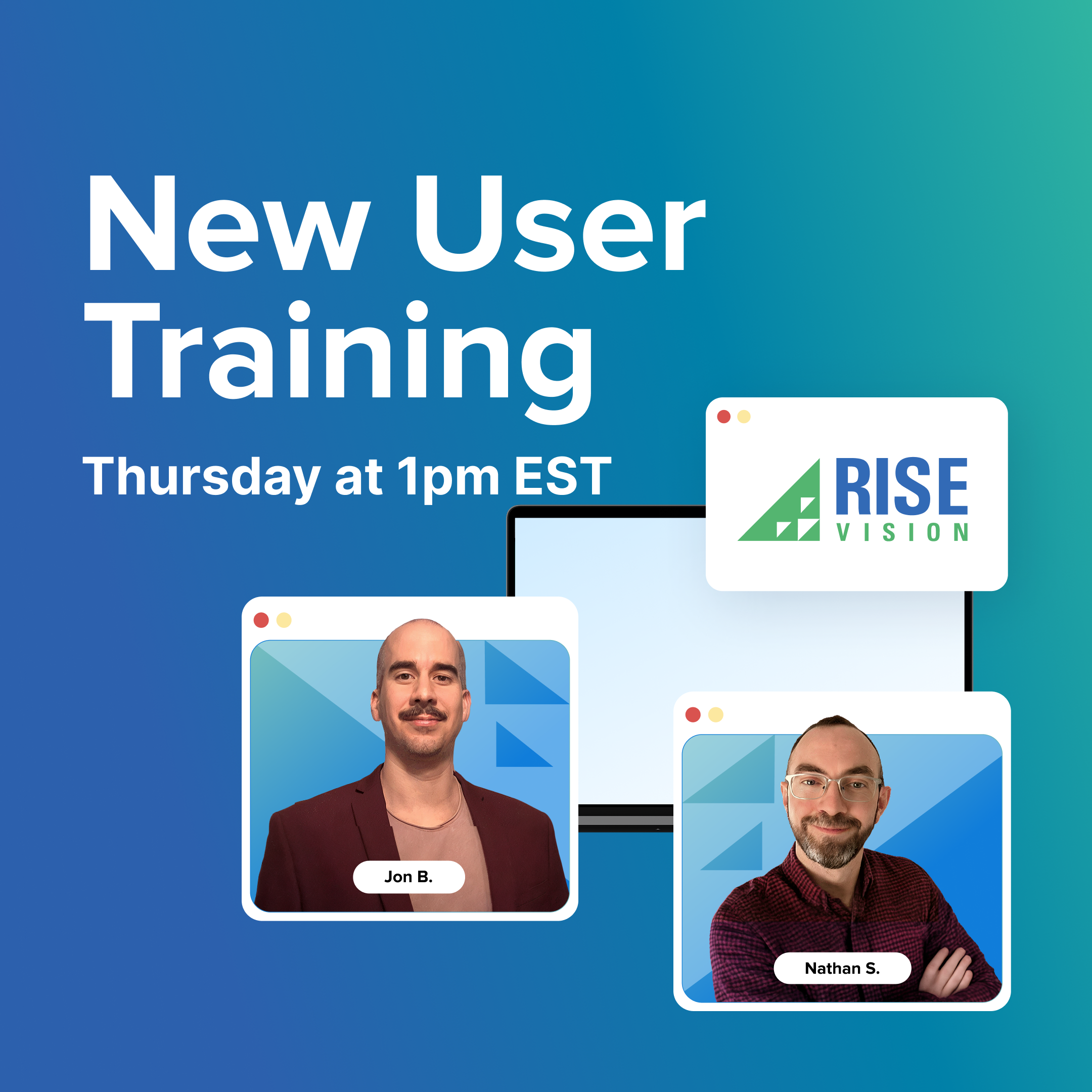 Weekly New User Training